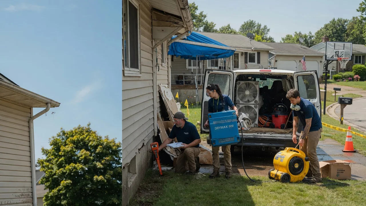 Ceiling Leak Cleanup in Dimondale, MI near me