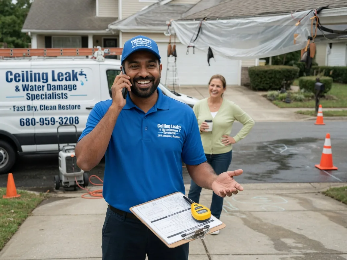 Ceiling Leak Cleanup Dimondale, MI FAQs